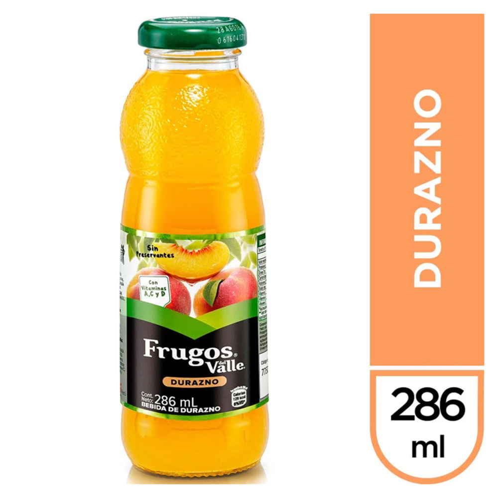  NÃ©ctar FRUGOS Durazno Botella 286ml